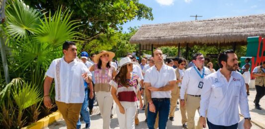 Atiende secretaria de Turismo, Josefina Rodríguez, los principales temas para mejorar el flujo de visitantes en Tulum